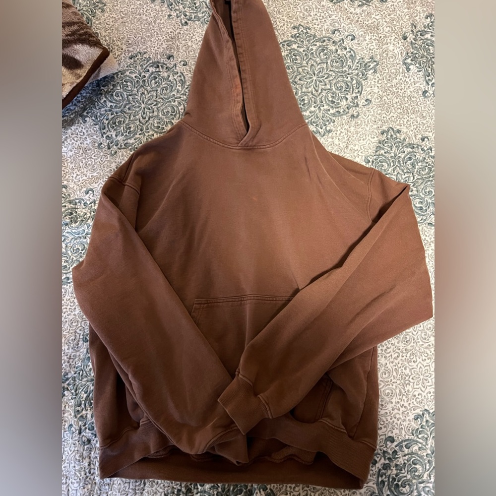 Rue porter brown blank oversized hoodie